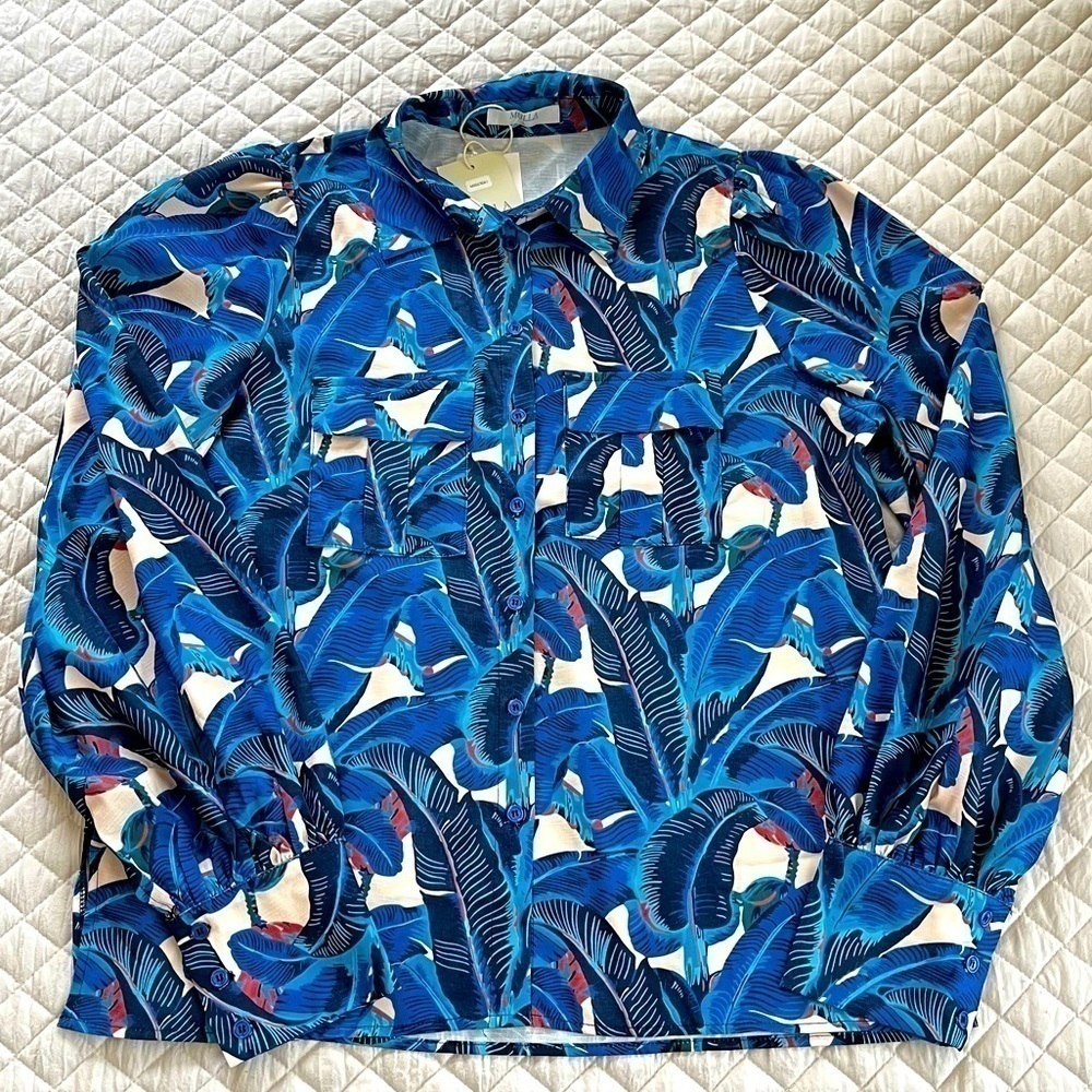 Mulla button down blouse